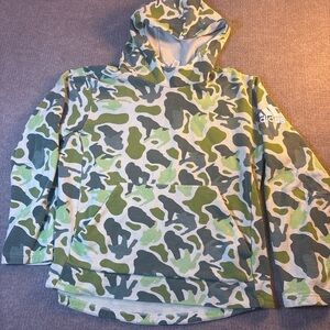 Adidas Green Camouflage Hoodie 0172